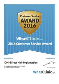 What Clinic Customer Service award 2016