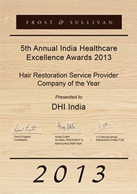 Healthcare excellence award 2013