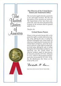 Certificate patent & Awards