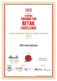 DHI received retail excellence award